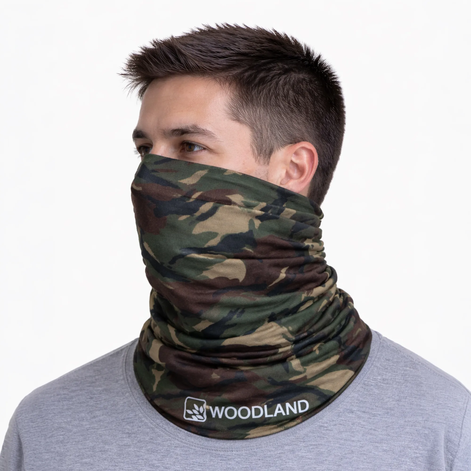 Classic Military Woodland Camo Multifunctional Headband - Thumbnail 2